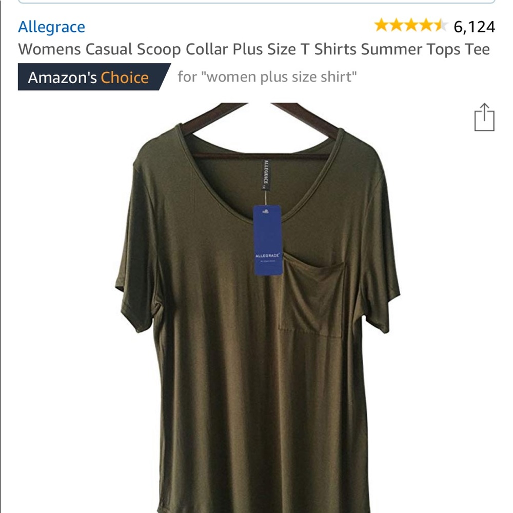 Allegrace scoop tee